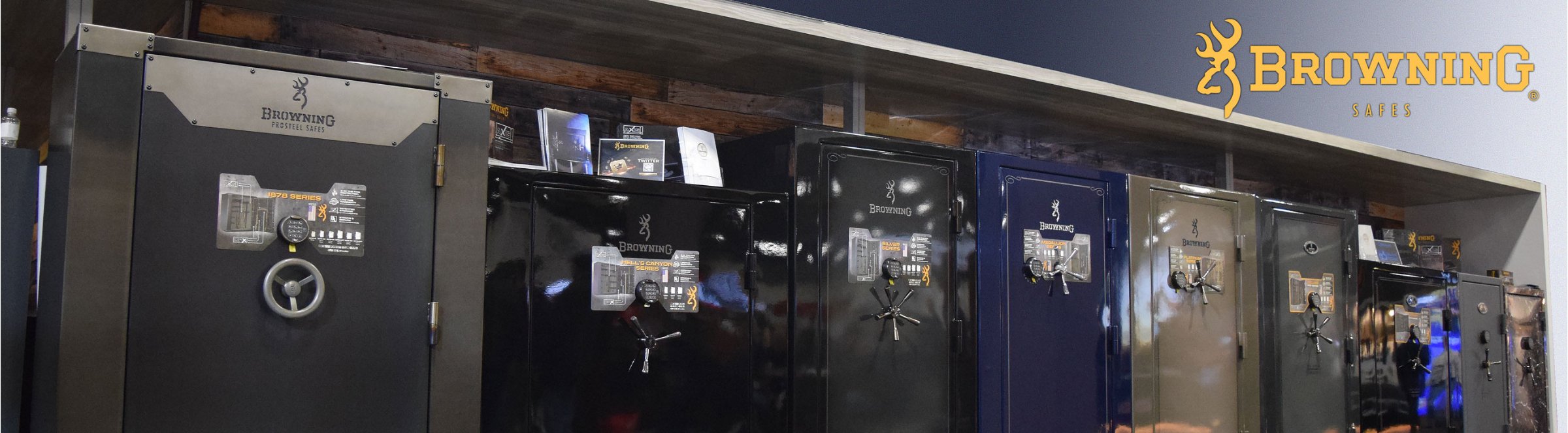 Dependable and stylish Browning Safes, offering advanced security features for safeguarding valuables with precision and reliability.