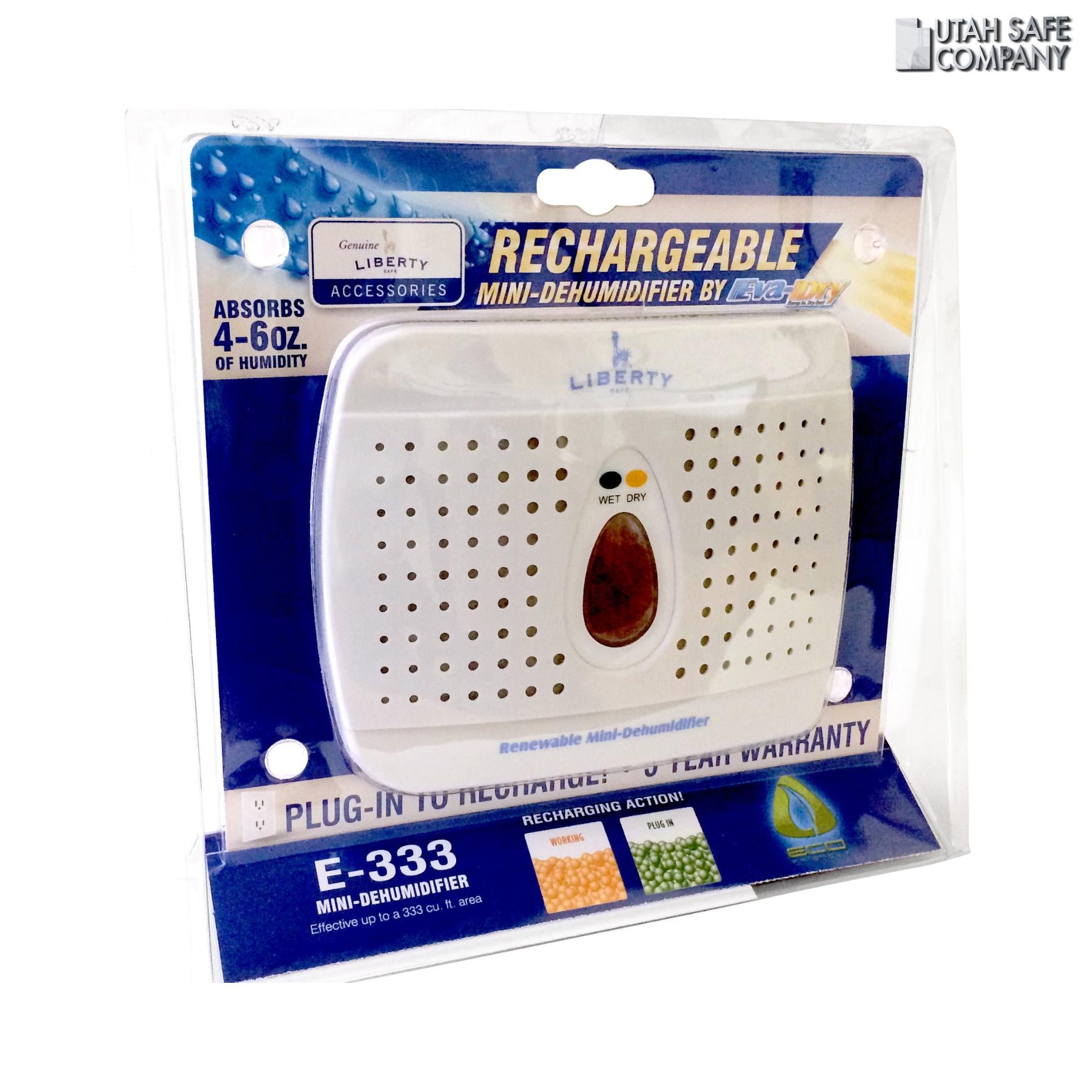 Rechargeable Eva-Dry Dehumidifier - Utah Safe Company