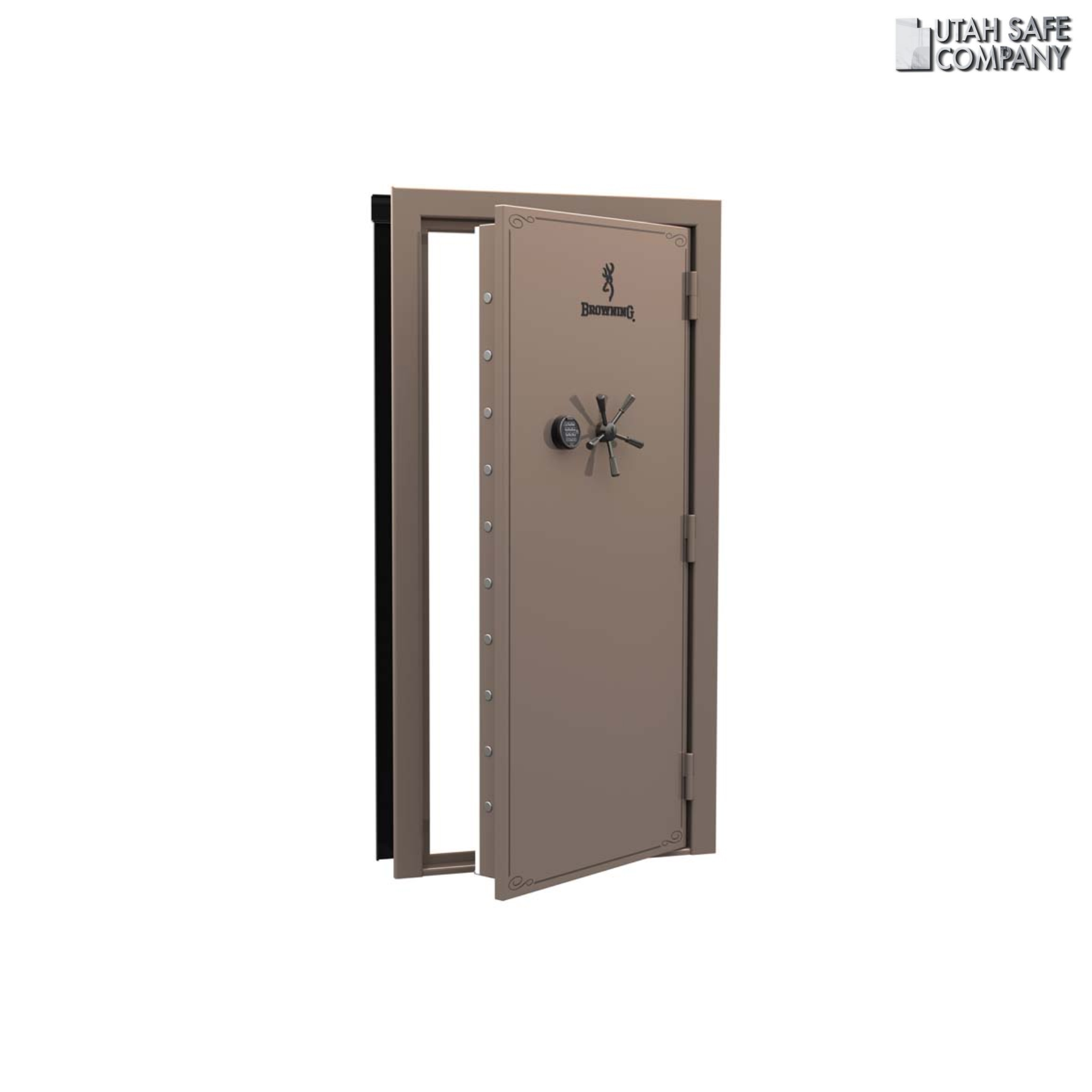 Browning Desert Smoke Two Tone Outswing Clamshell Vault Door