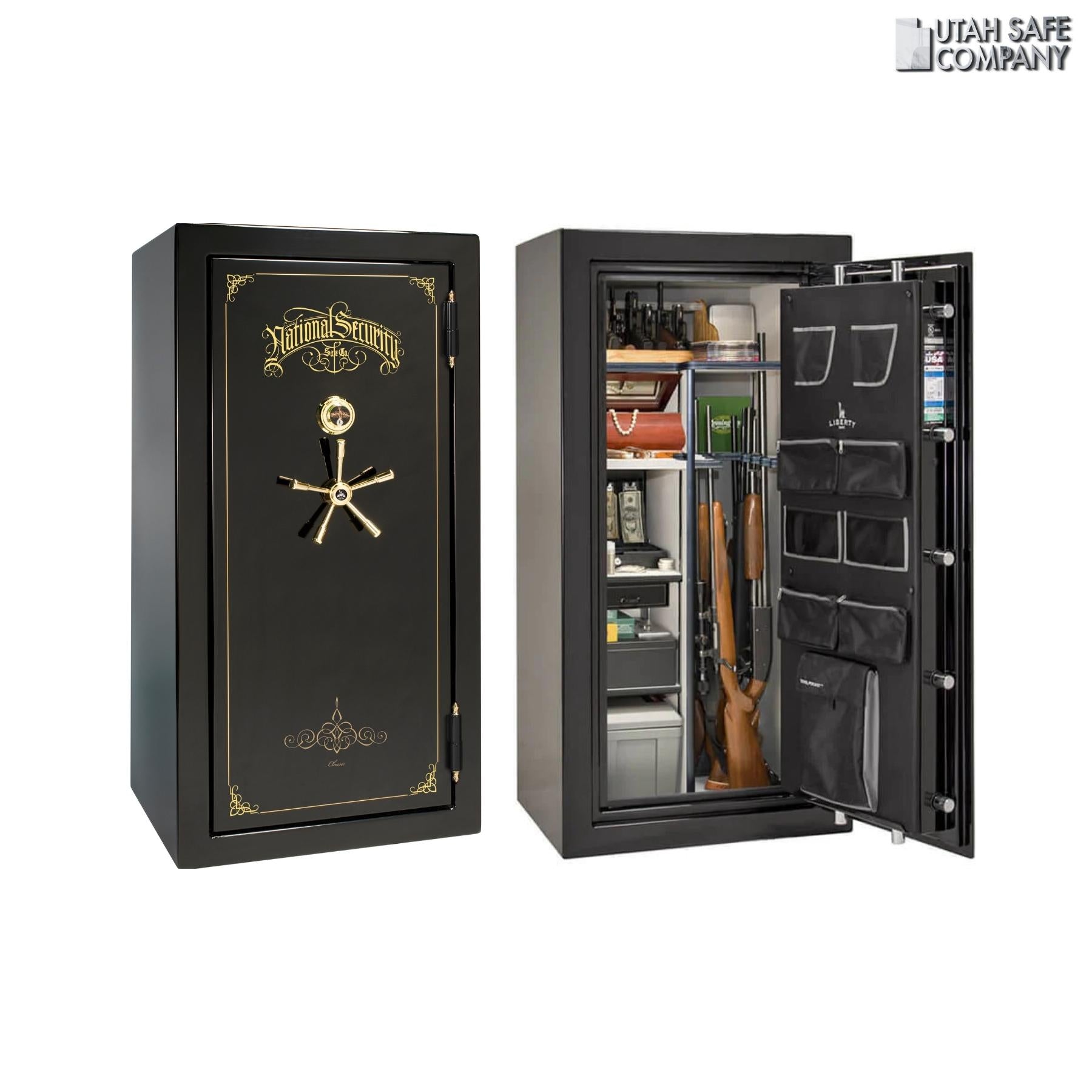 National Classic Plus 25 Gun Safe - Utah Safe Company