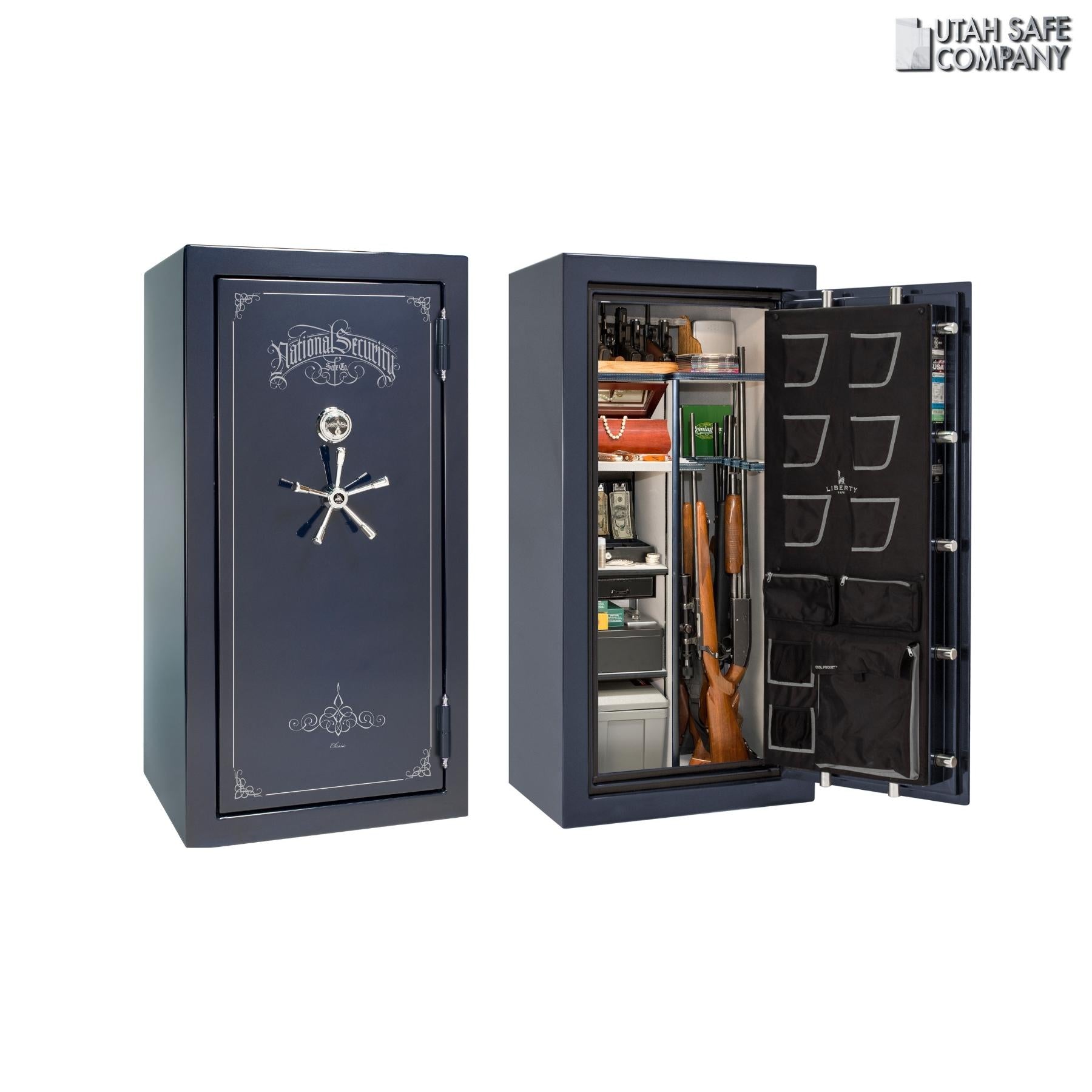 National Classic Plus 25 Gun Safe - Utah Safe Company
