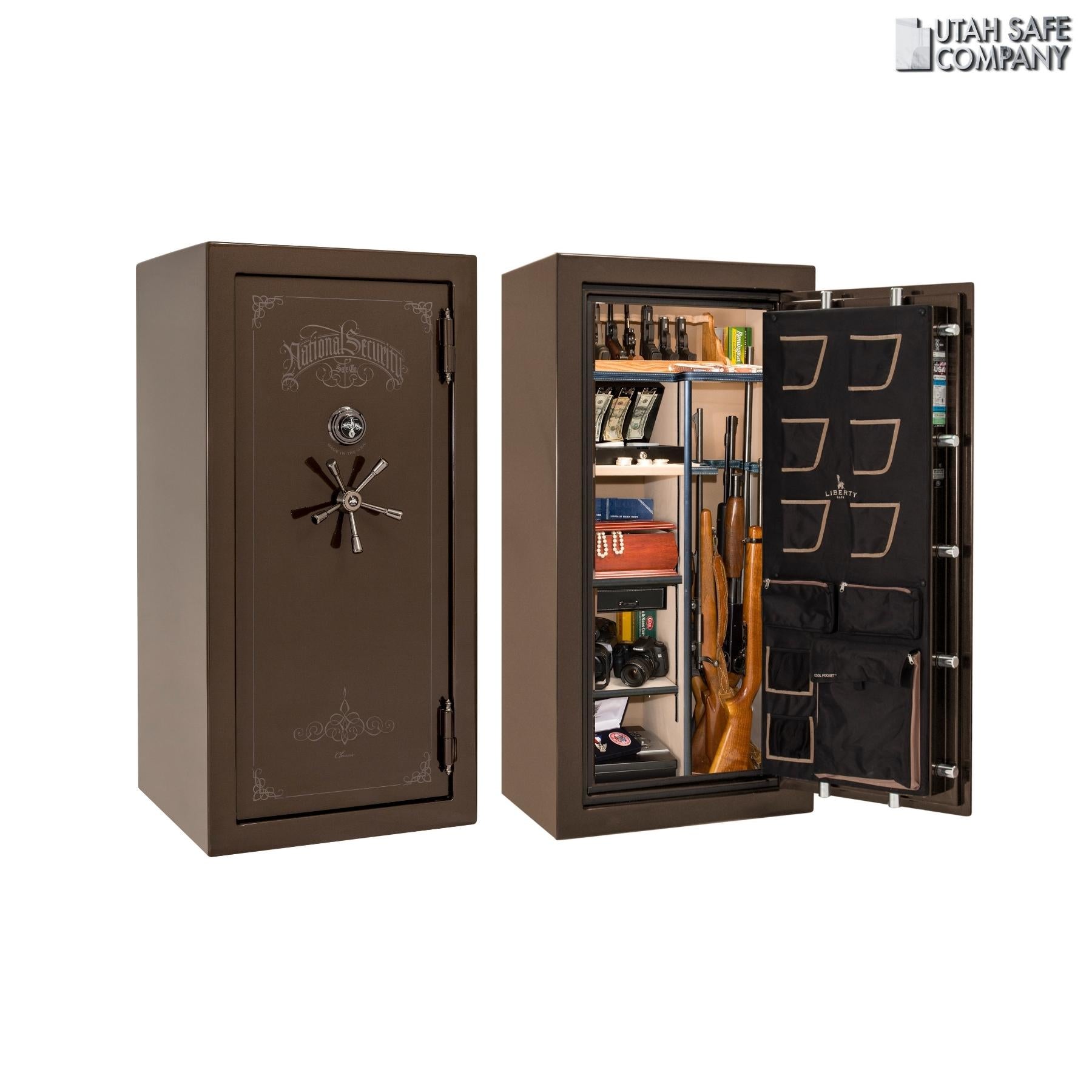 National Classic Plus 25 Gun Safe - Utah Safe Company