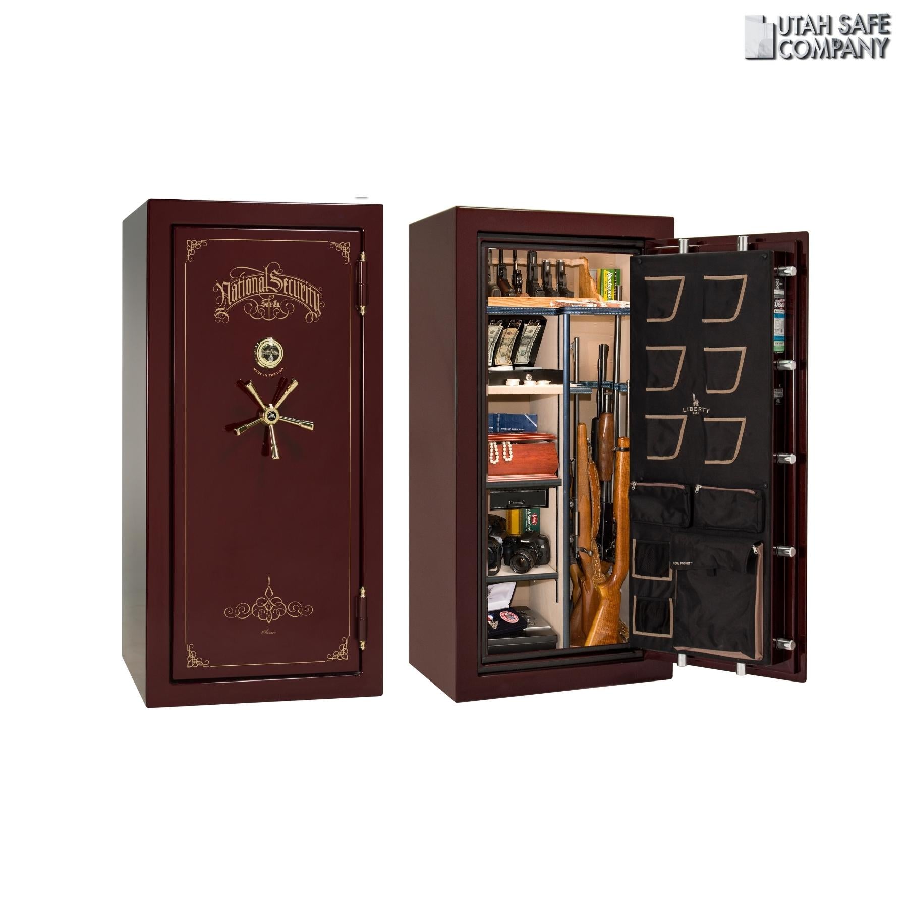 National Classic Plus 25 Gun Safe - Utah Safe Company