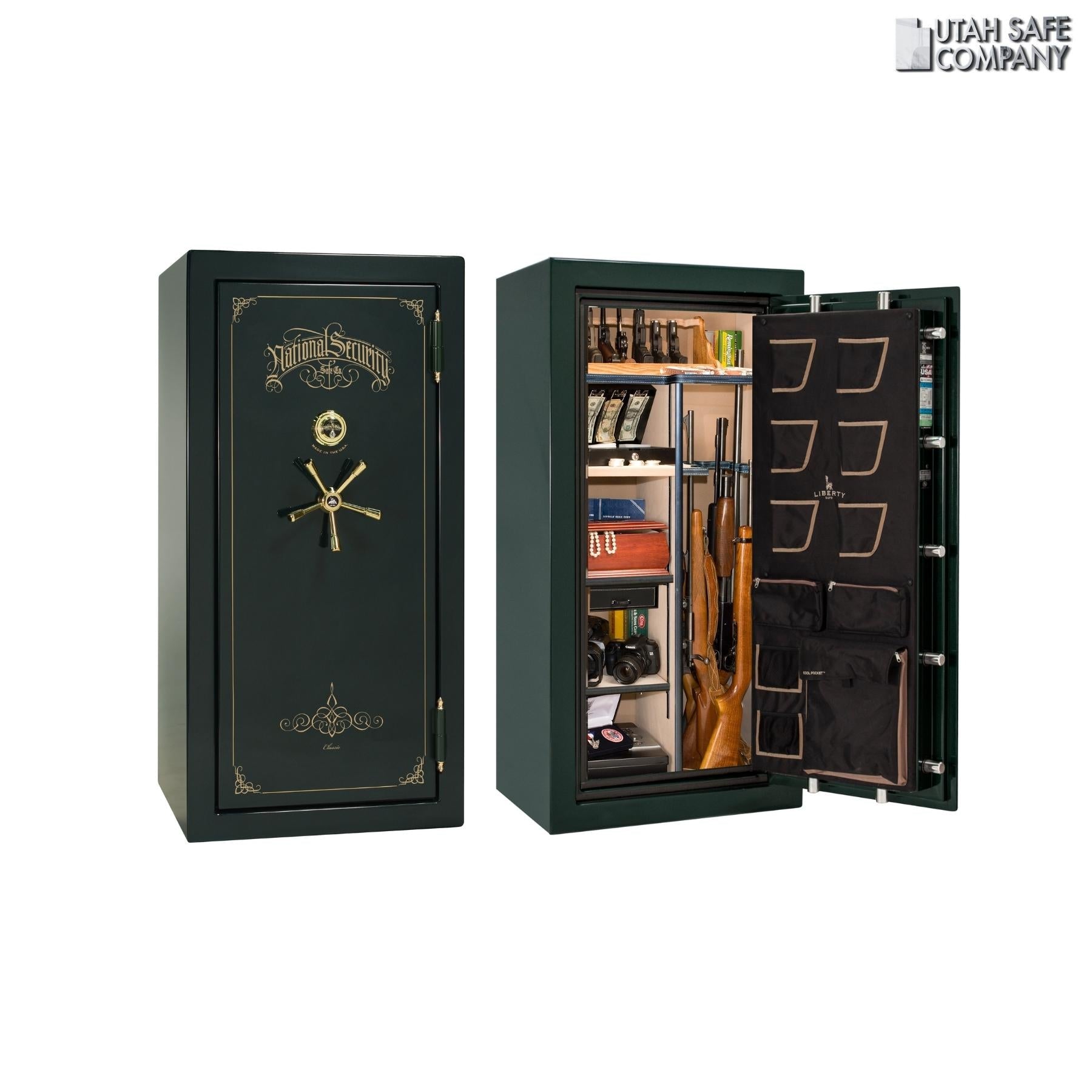 National Classic Plus 25 Gun Safe - Utah Safe Company