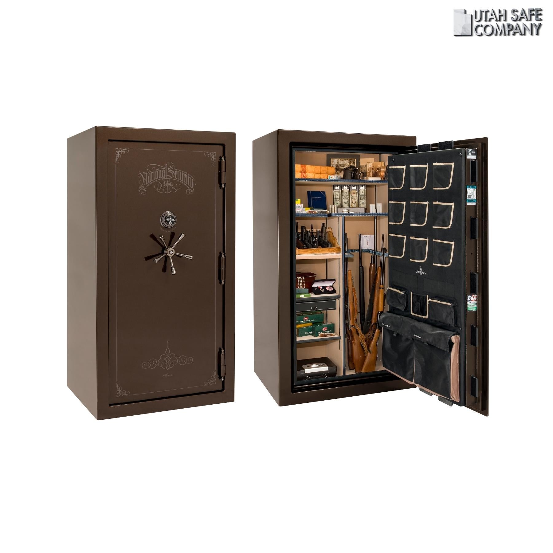 Liberty National Classic Plus 40 Gun Safe - Utah Safe Company
