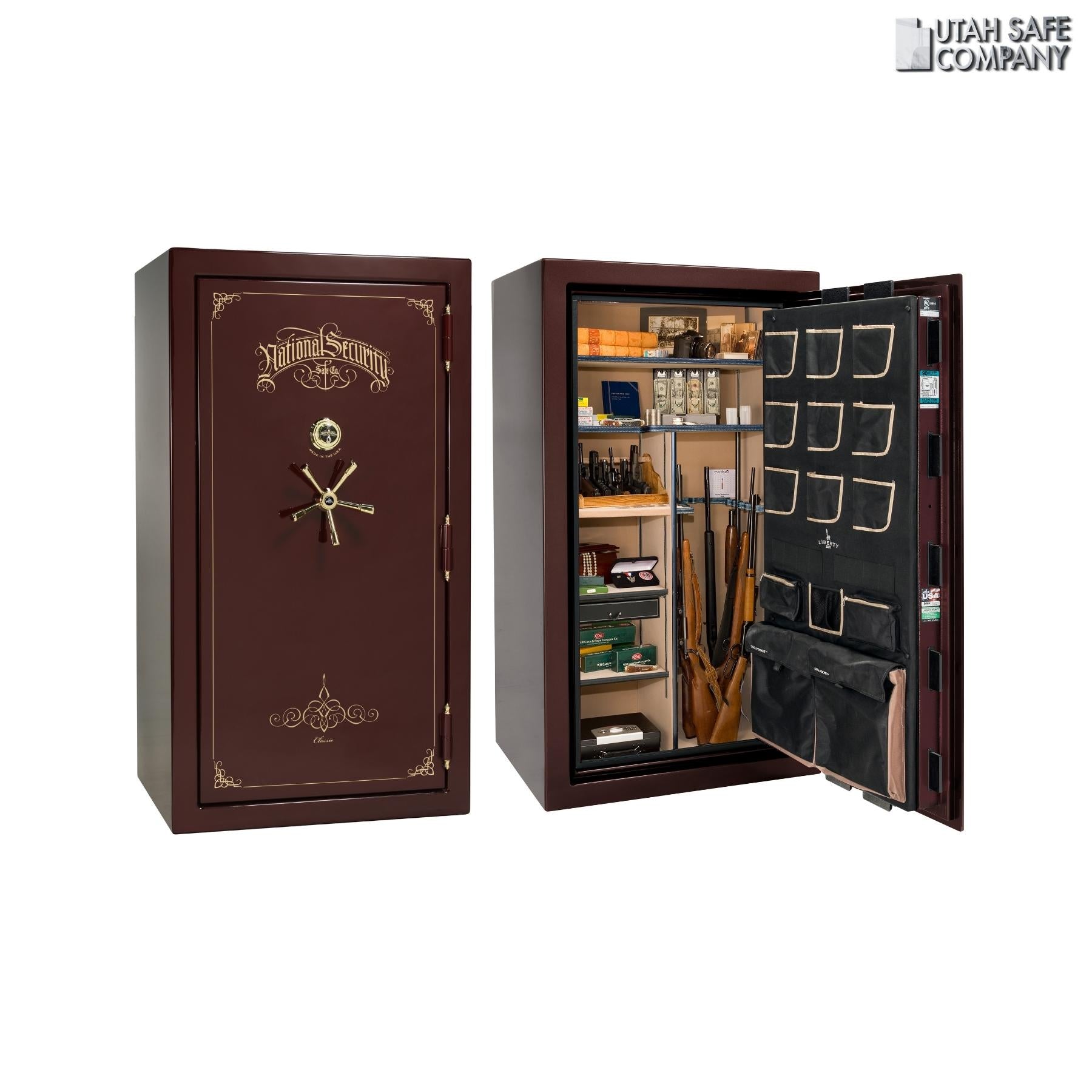 Liberty National Classic Plus 40 Gun Safe - Utah Safe Company