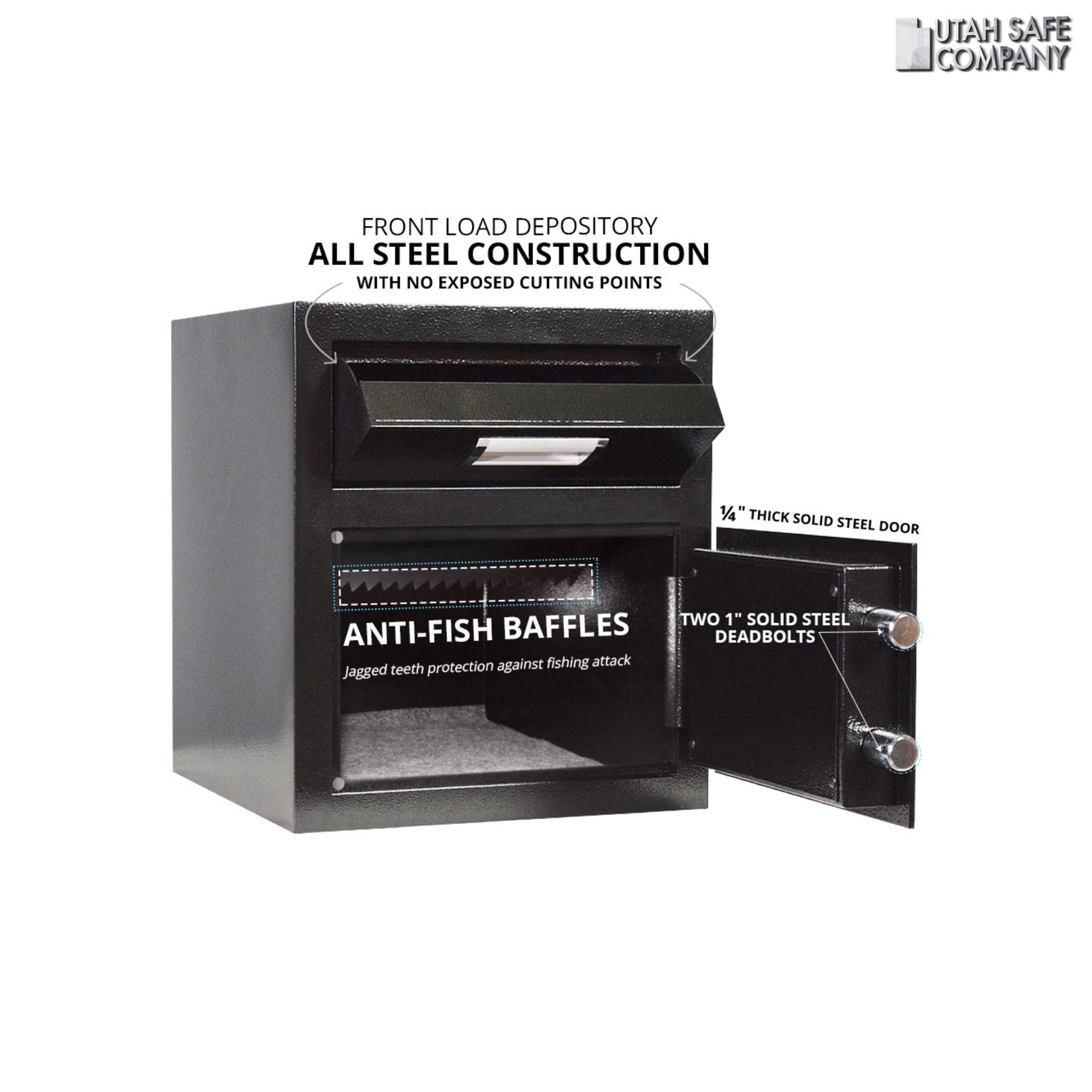 Stealth DS1614 Drop Safe Mini Depository Vault - Utah Safe Company