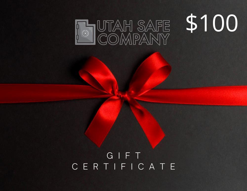 Utah Safe Company Gift Card $100