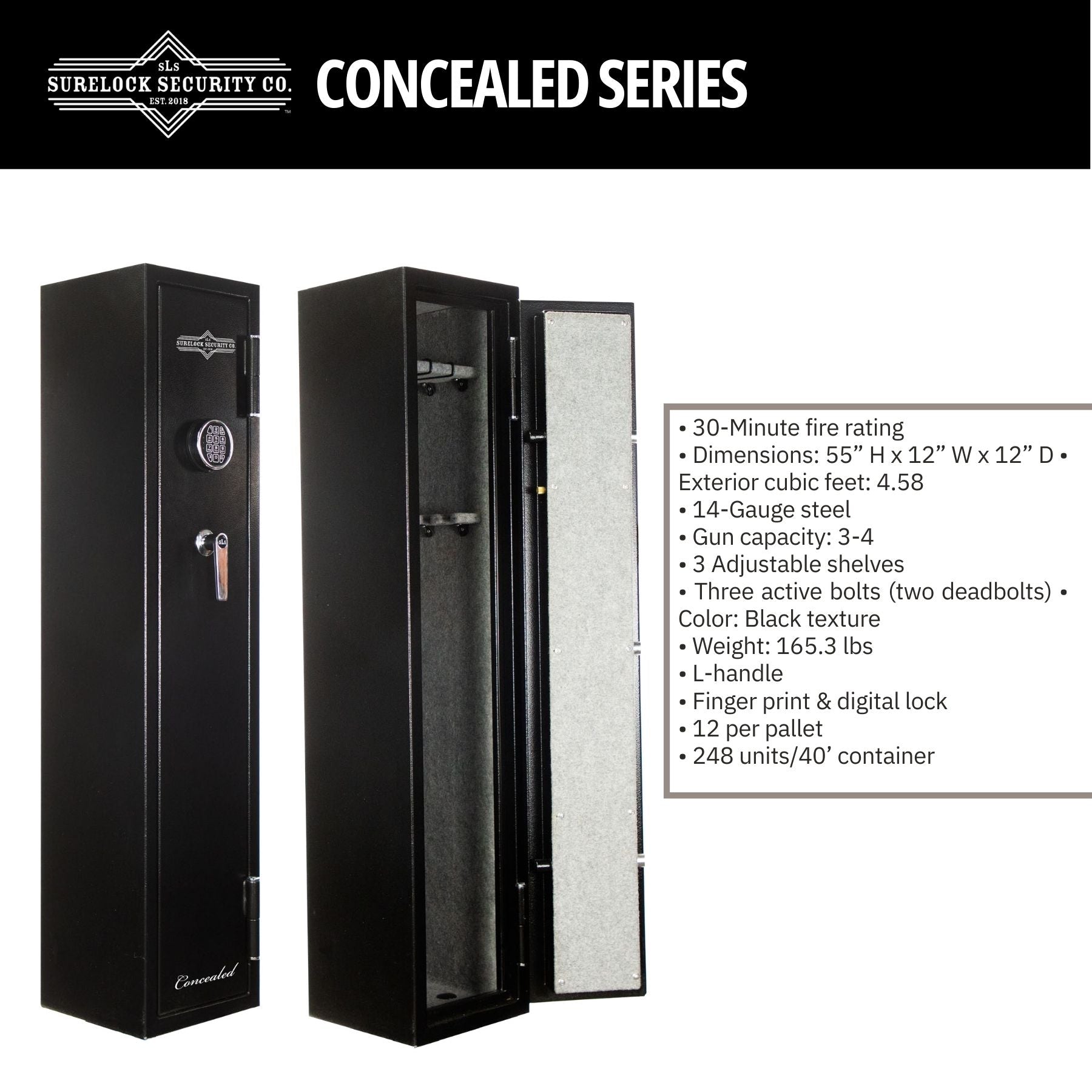 Concealed 4 Gun and Home Safe