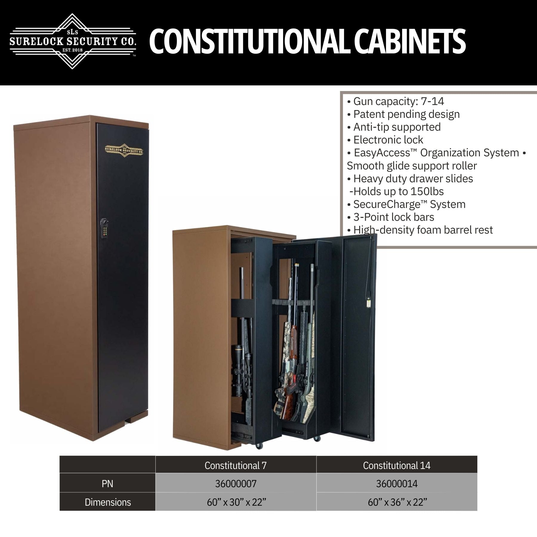 Constitutional 14-Gun and Home Cabinet