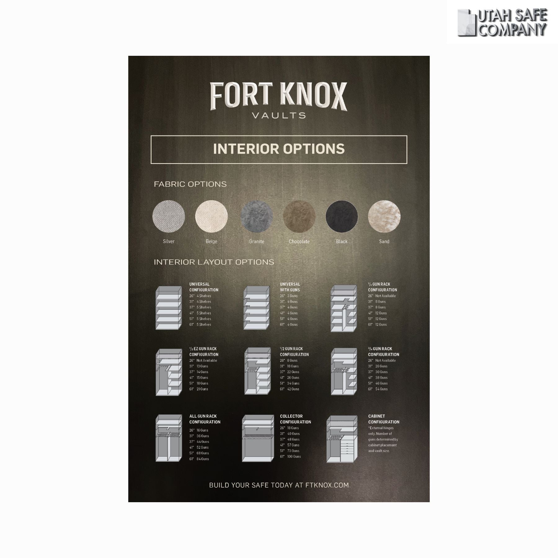 Fort Knox Executive 7261 Customizable Safe